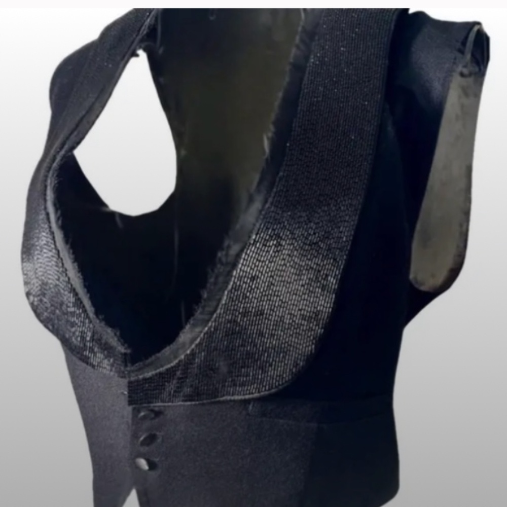 Chloé SS2004 Phoebe Philo Archive Silk Gilet Vest • Vintage Y2K Designer • FR40